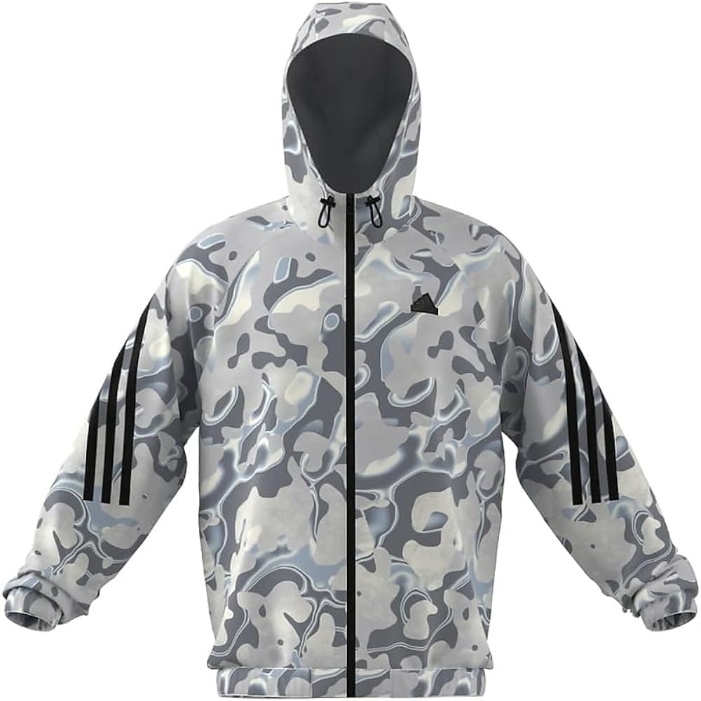 [Adidas] Hoodie Future Icon All Over Print Full Zip Hoodie DTZ91 Men's