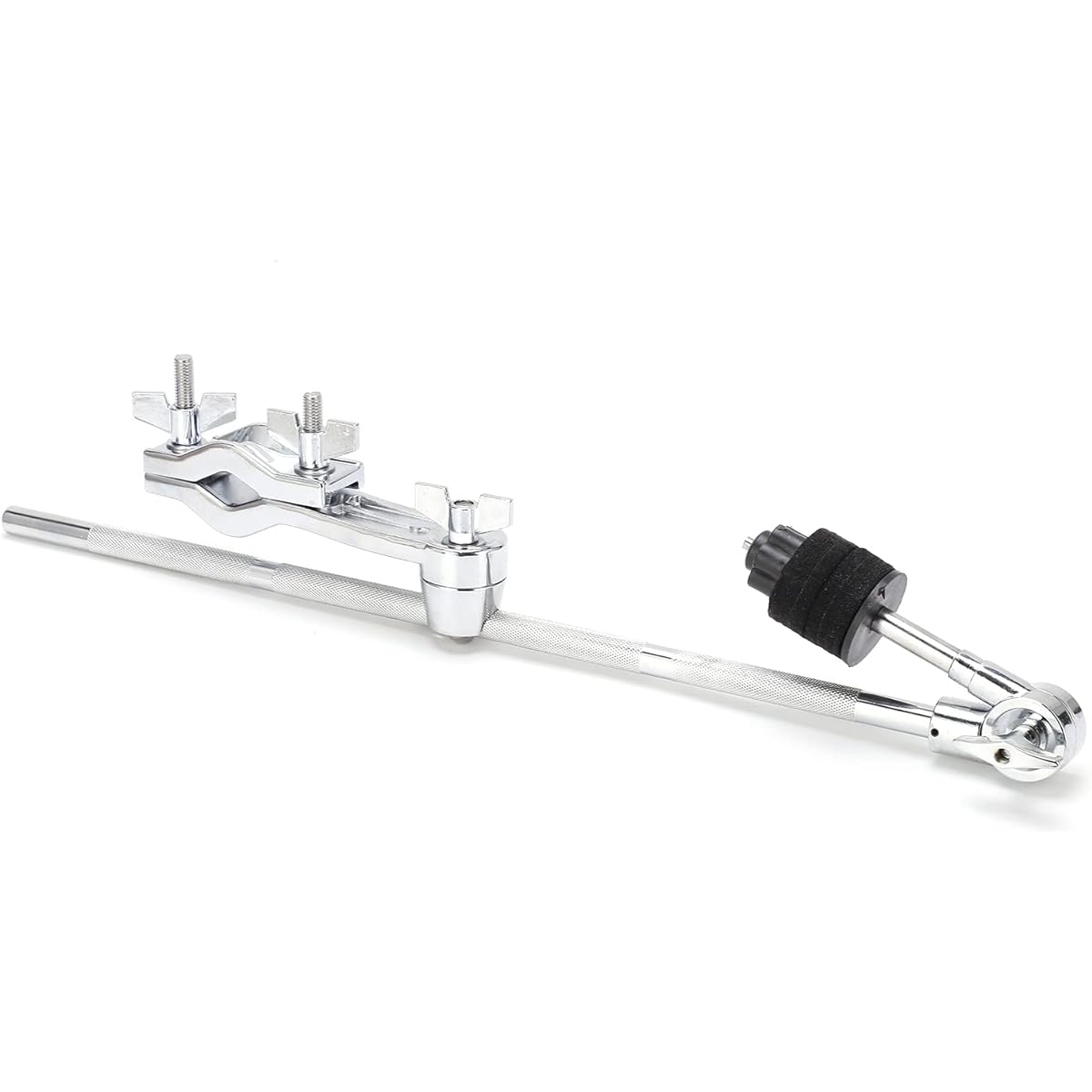 Cymbal Boom Attachment Cymbal Holder Adjustable Clamp Drum Kit Extension Clamp Extension Arm with Accessory Clip Percussion Instrument Drum Cymbal Accessories