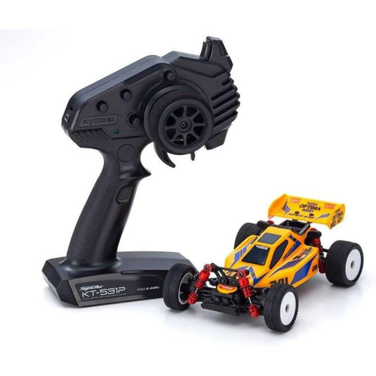 Kyosho Kyoso MINI-Z Buggy MB-010 FHSS 2.4GHz System Ready Set Turbo Optima Mid Special Yellow Radio Control 32092Y