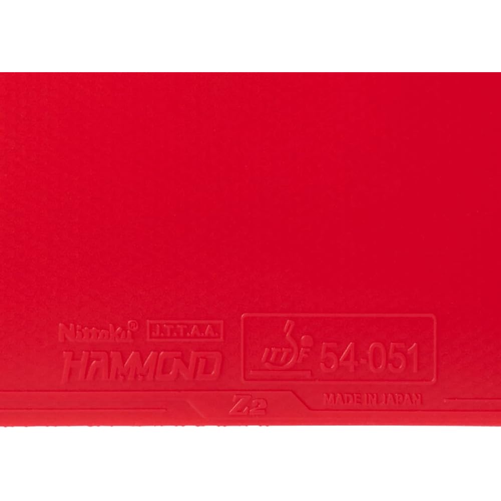 Nittaku Table Tennis Rubber Hammond Z2 ITTF (International Table Tennis Federation)/ITTF54-051/Japan Table Tennis Association Official Recognition (J.T.T.A.A) NR8591