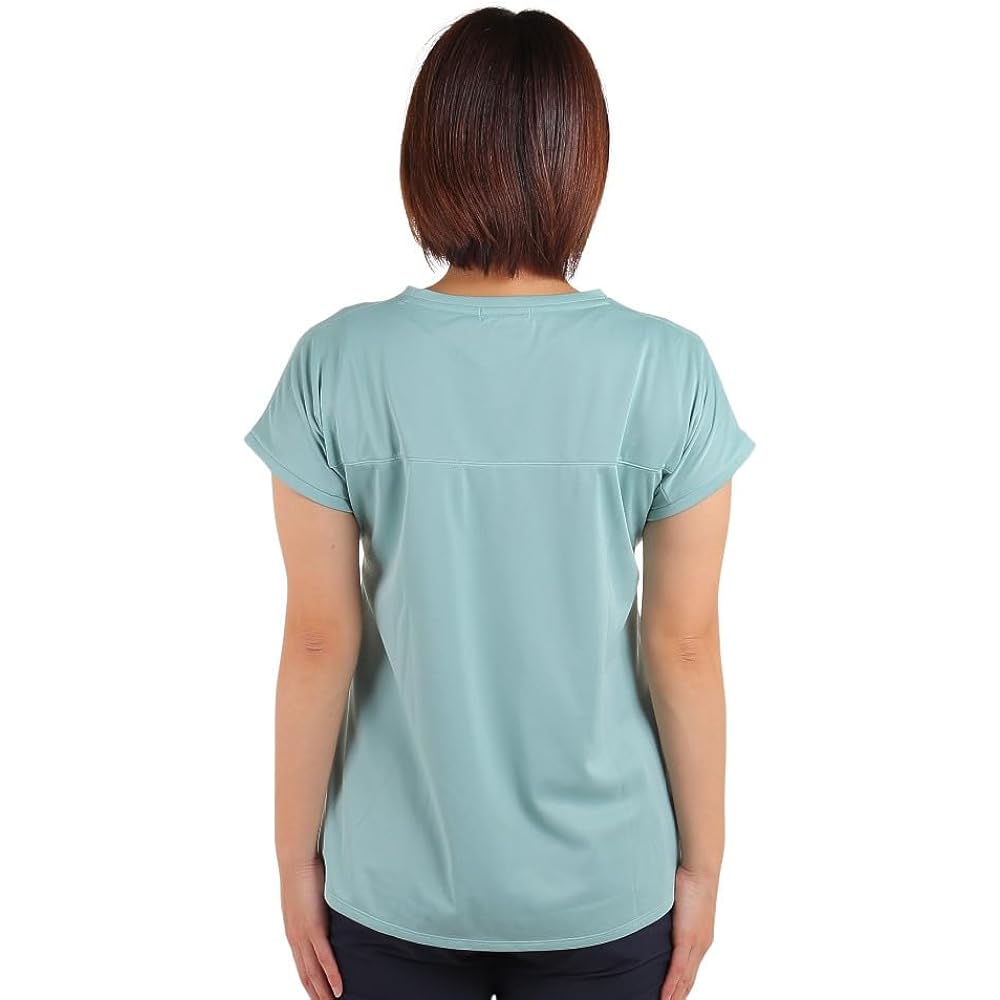 [Le Coq Sportif] Practice Shirt, Sweat Absorbent, Quick Drying, Stretch, UV CUT (UPF), Sweat Stain Reduction, French Sleeve, Women's QTWWJA05
