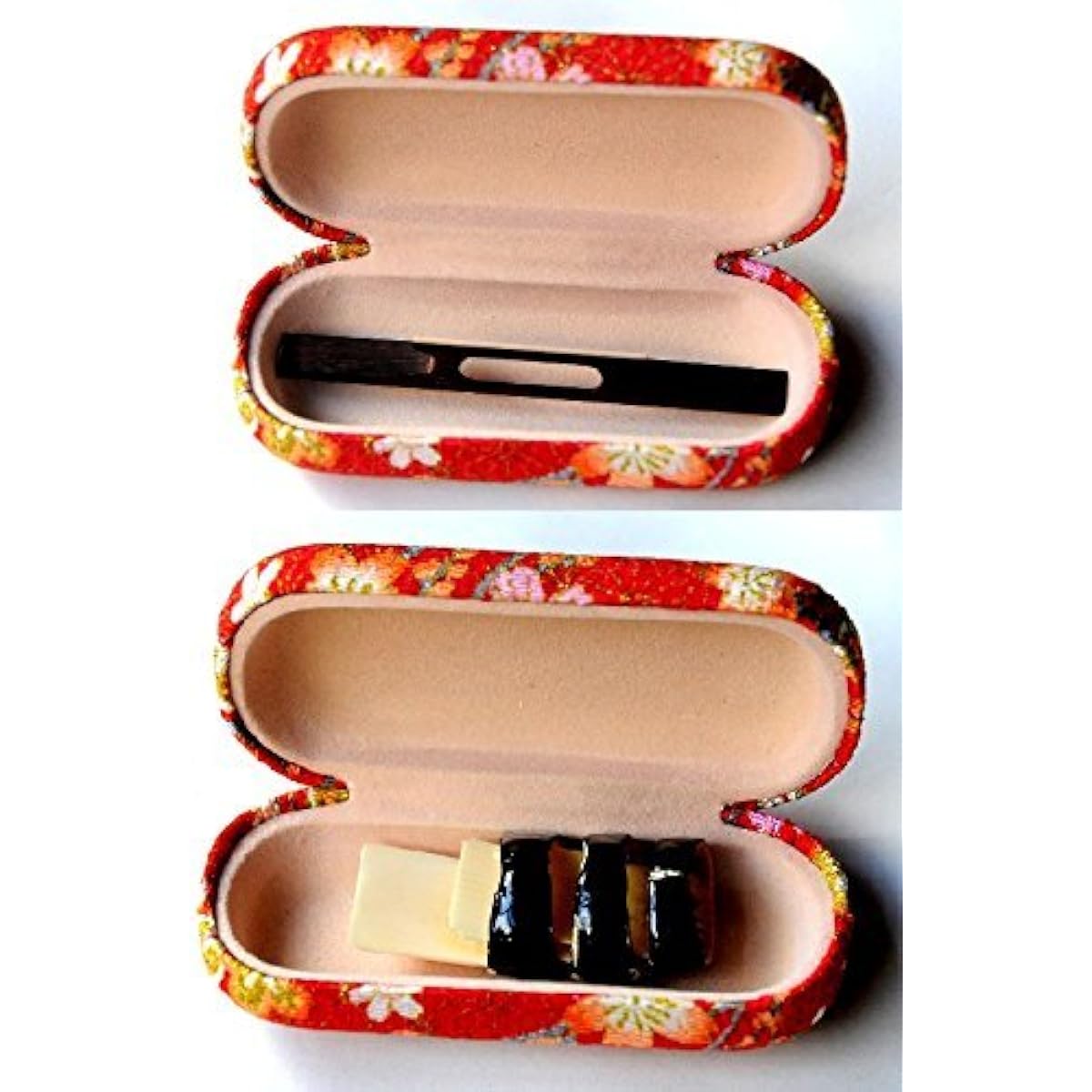 Shamisen piece holder kotozume holder box Yuzen rabbit