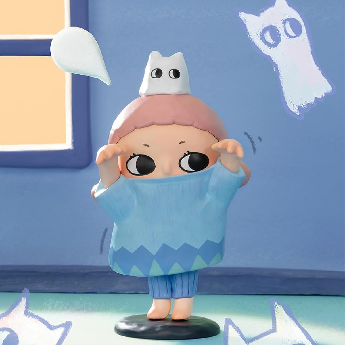 POP MART Nyota's Fluffy Life Series [Assorted Box 12 Pieces] Pop Mart Gachapon Blind Box Figure Plastic Model Premium Toy PVC Soft Vinyl Original Character Birthday Gift