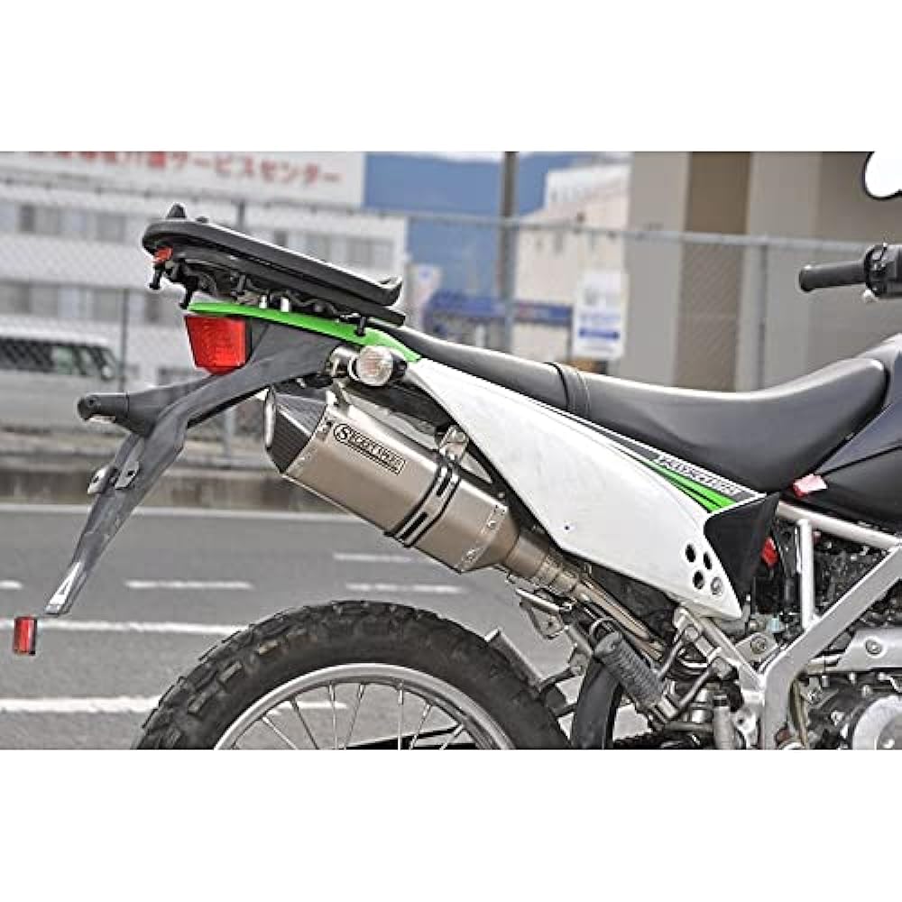 SECRET SPEED Kawasaki D Tracker 125 (KLX125) Bike Muffler Dry Carbon Motard Irregular Slip-on SUS Stainless Steel Muffler D-TRACKER ss-201-r03