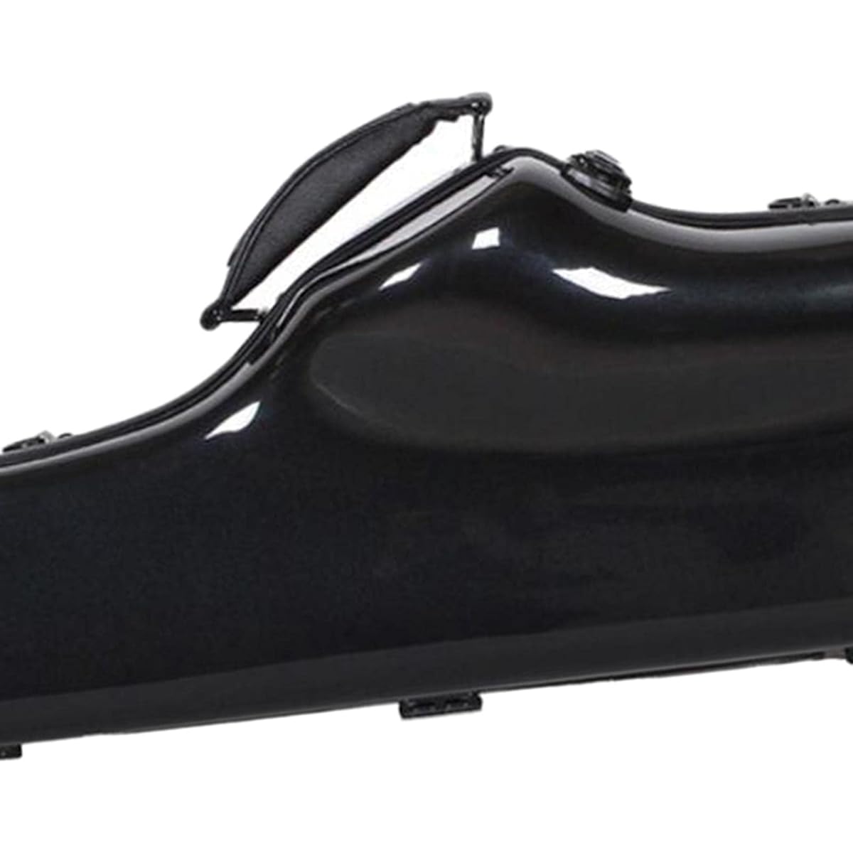 Tachiuwa Portable Alto Saxophone Case with Detachable Shoulder Strap, Lightweight Carrying Bag Hard Case for Saxophone, Black
