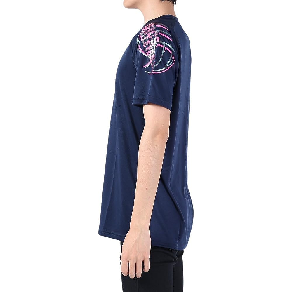 [ASICS] Volleyball Wear Dry Aurora Print Short Sleeve Shirt 2051A350 Men's