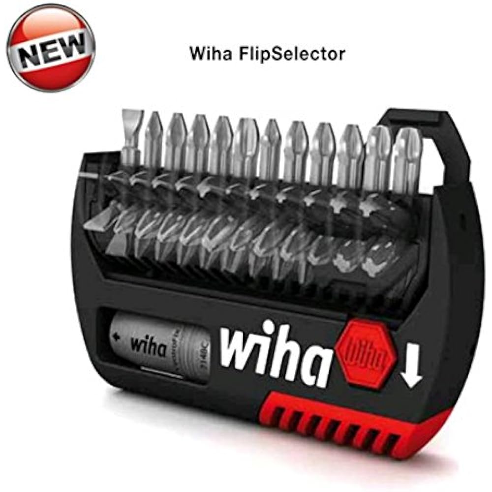 wiha bit set flip selector standard 25mm 11 pieces 1 set HGS905FSH11