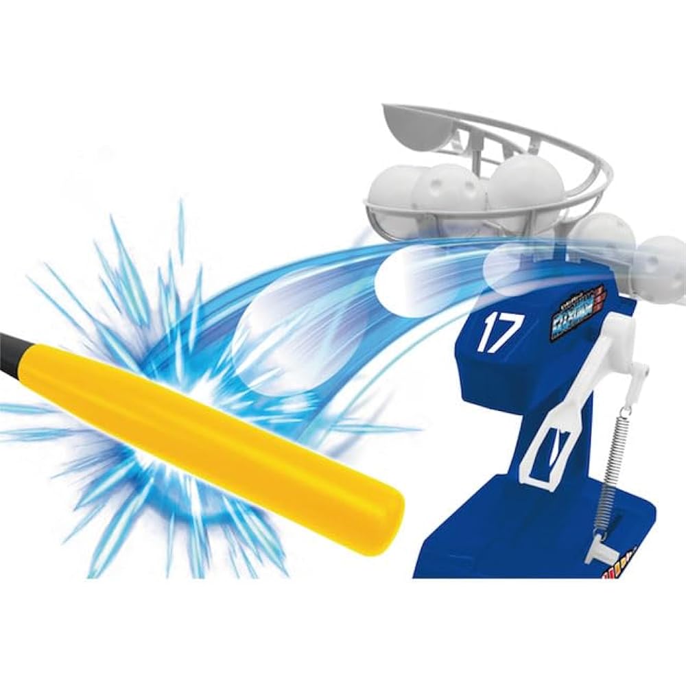 Lynx Pitching Machine Musou 2 Types of Changing Balls with Bat and Ball Battery Operated Baseball Batting