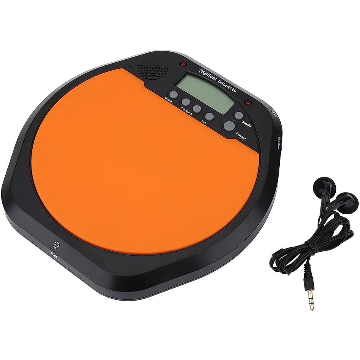 Drum Practice Training Pad Digital Electronic Drum Training Pad Tempo Metronome with Earphones