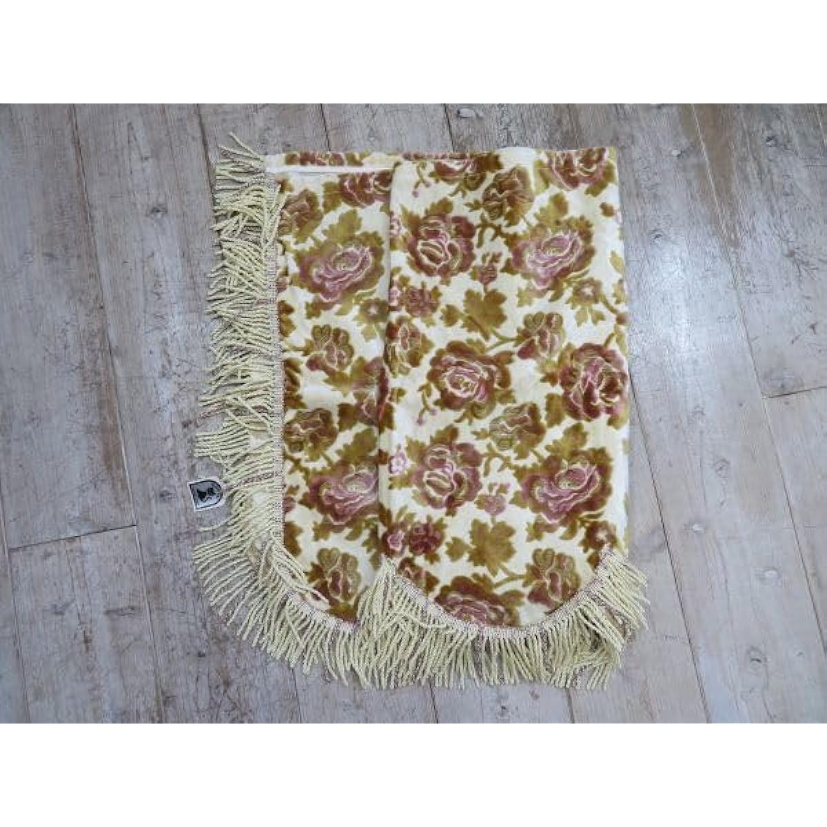 Velvet piano top cover that had been stored for a long time in a tea farmer's barn ⇒ Showa retro stylish remake of scraps D0910