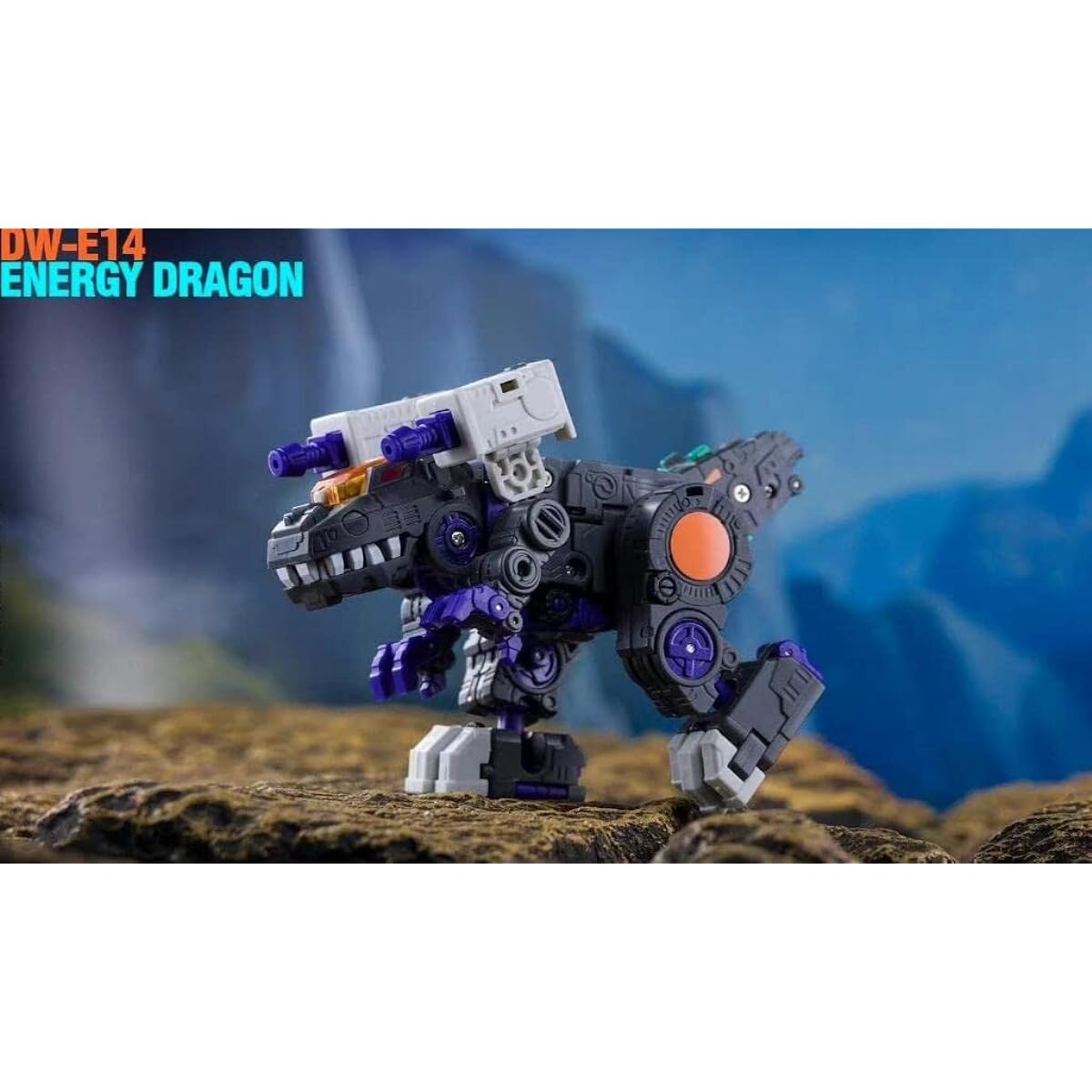 Dr.WU DW- DW-E18 NERGY DRAGO (DW-E14) Dinosaur Transformation Series ABS PVS Painted (Primary Colors) [Parallel Import]