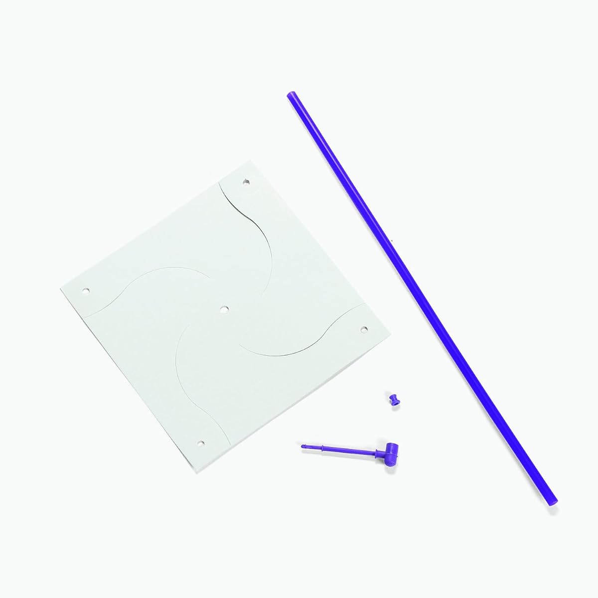 Fun Express DIY Jumbo Windmills - Set of 24 White Windmills - Color Your Own Crafts - Great for Summer, 4th of July, and Classroom Art Activities