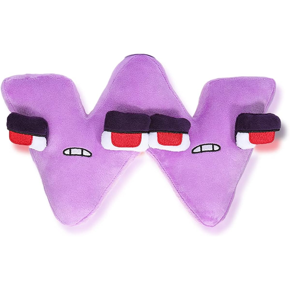 Funky Wizard Alphabet Letters Folklore Plush Soft Stuffed Animals Birthday Figure Toys Friends Family Christmas Thanksgiving Birthday Easter (Plush-W)