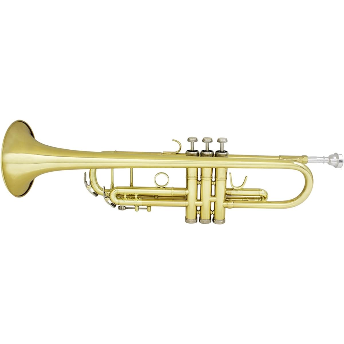 Golden Trumpet Brass Tube Body Trumpet Wind Music Category Large Caliber Trumpet