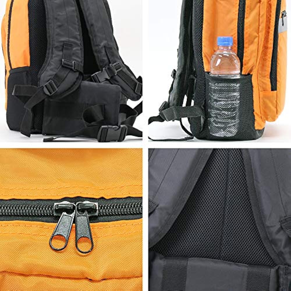 Yubisha Floating Disaster Prevention Backpack [Disaster Prevention Backpack, Disaster Backpack, Evacuation, Emergency, Waterproof Backpack, Whistle, Disaster Prevention Hood, with Reflective Tape, Men's, Women's] 3R70