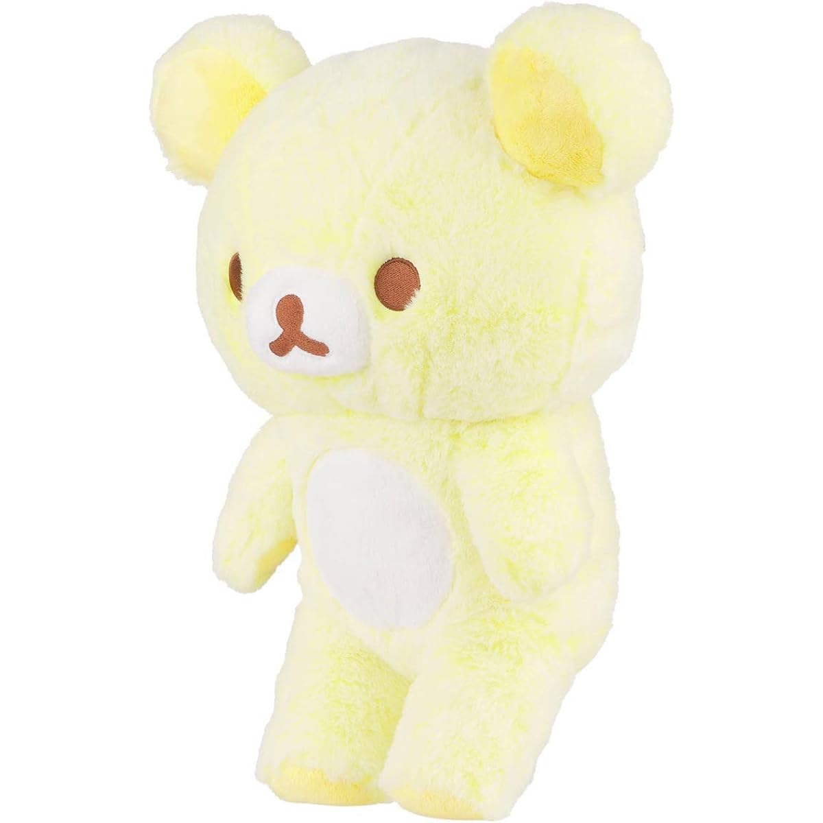 Rilakkuma San-X Original Long Pile Sherbet Series Plush Toy - Yellow - 15"