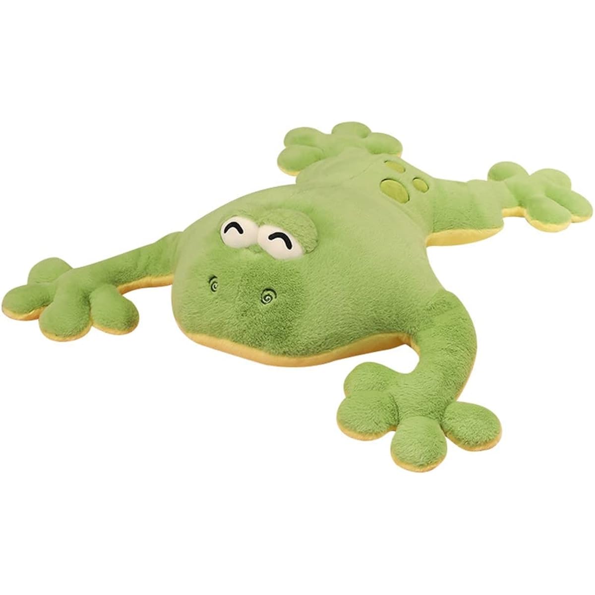 Frog stuffed animal body pillow funny extra large cute animal fluffy cute animal cushion sleeping pillow sleeping together sewing wrapping healing gift toy sleeping together ornament Shichigosan boy green girl birthday 100cm multi-function
