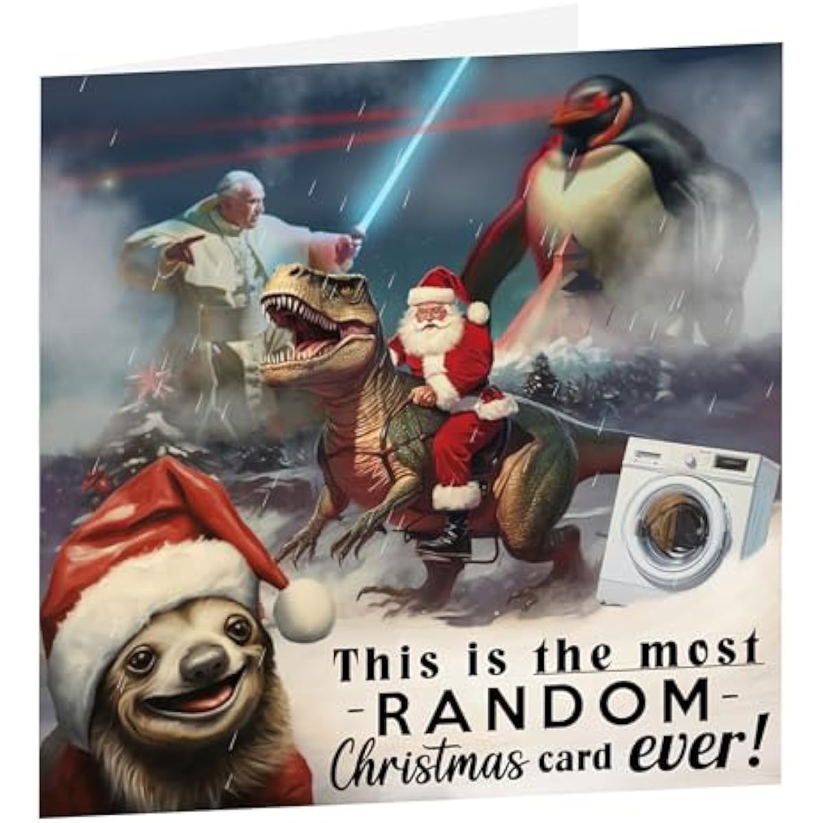NotNiceThings Most Random Christmas Cards Ever Funny Cards for Him Weird Christmas Cards for Her Weird Cards Fun Christmas Cards Friends Boyfriend