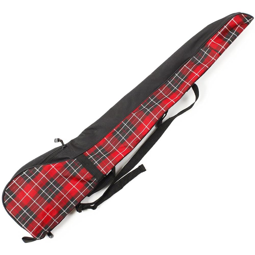 HATACHI Ground Golf Triple Pocket Club Case 2 BH7013 72 Red Check