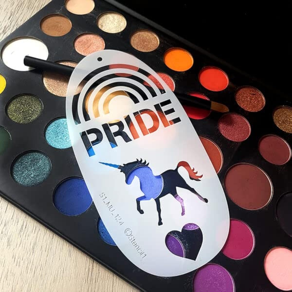 Stencil1 - Pride Makeup Stencils, Durable Quality Reusable Stencils for American Parades, Parties, etc.