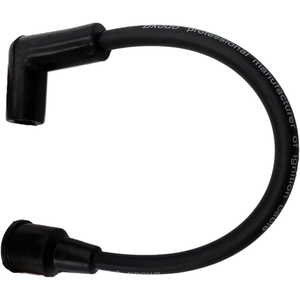 LIZAPUS High Performance 18-5227-1 Premium 9" Marine 7mm Spark Plug Wire Lead Compatible with Mercury/Mariner Outboard Engines Mercury 84-813715A1 ZF696 Replacement