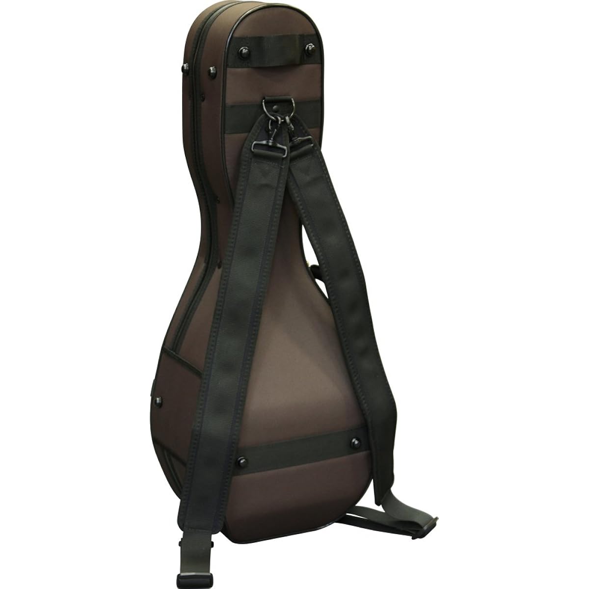 Super Light Round Mandolin Case Brown