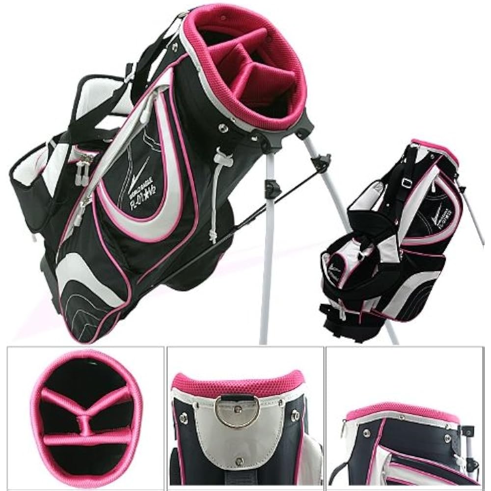 WORLD EAGLE Women's Caddy Bag FL-01 V2 Stand Type Blackberry WE-V2-BG-BB