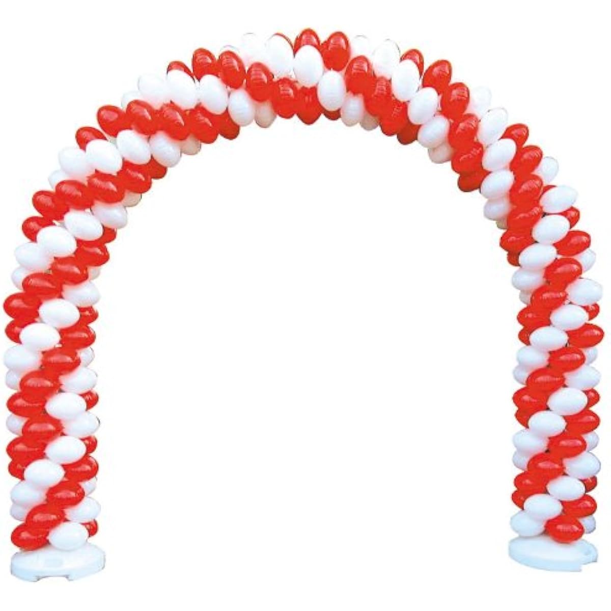 [Balloons: Balloons] Cluster Balloons: Arch Kit (2 White/2 Red, total of 70 balloons)