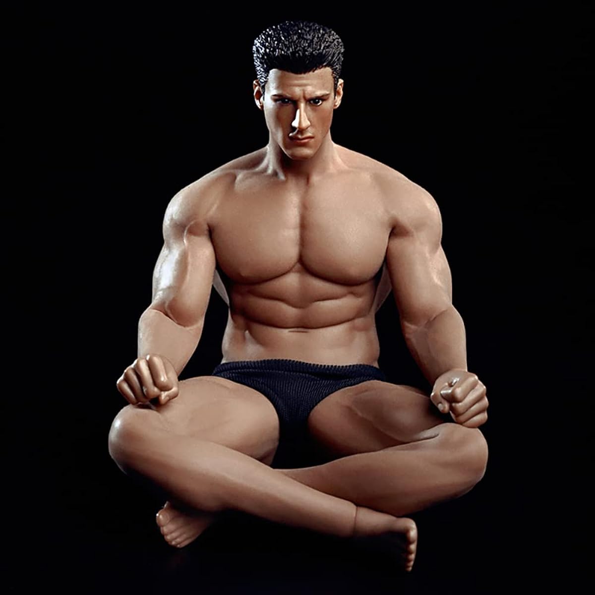 HiPlay TBLeague 1/12 Scale Super Flexible Male Figure - 6" Seamless Collector Figure Body & Headset (TM02A)