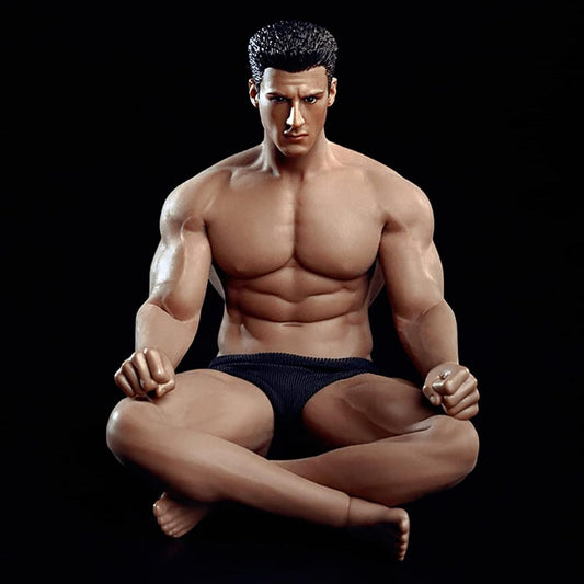 HiPlay TBLeague 1/12 Scale Super Flexible Male Figure - 6" Seamless Collector Figure Body & Headset (TM02A)