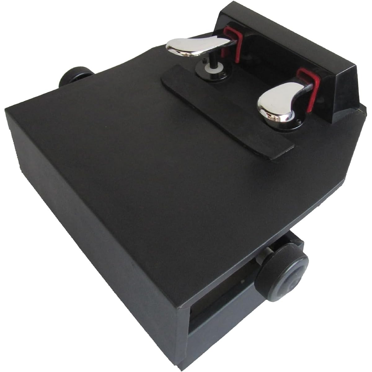 Buhelyc Piano Pedal Extender, Children's Piano Auxiliary Foot Pedal, Comes with 2 Pedals, Adjustable Height, Stable, Easy to Use for Vertical Pianos, Electronic Pianos, and Grand Pianos
