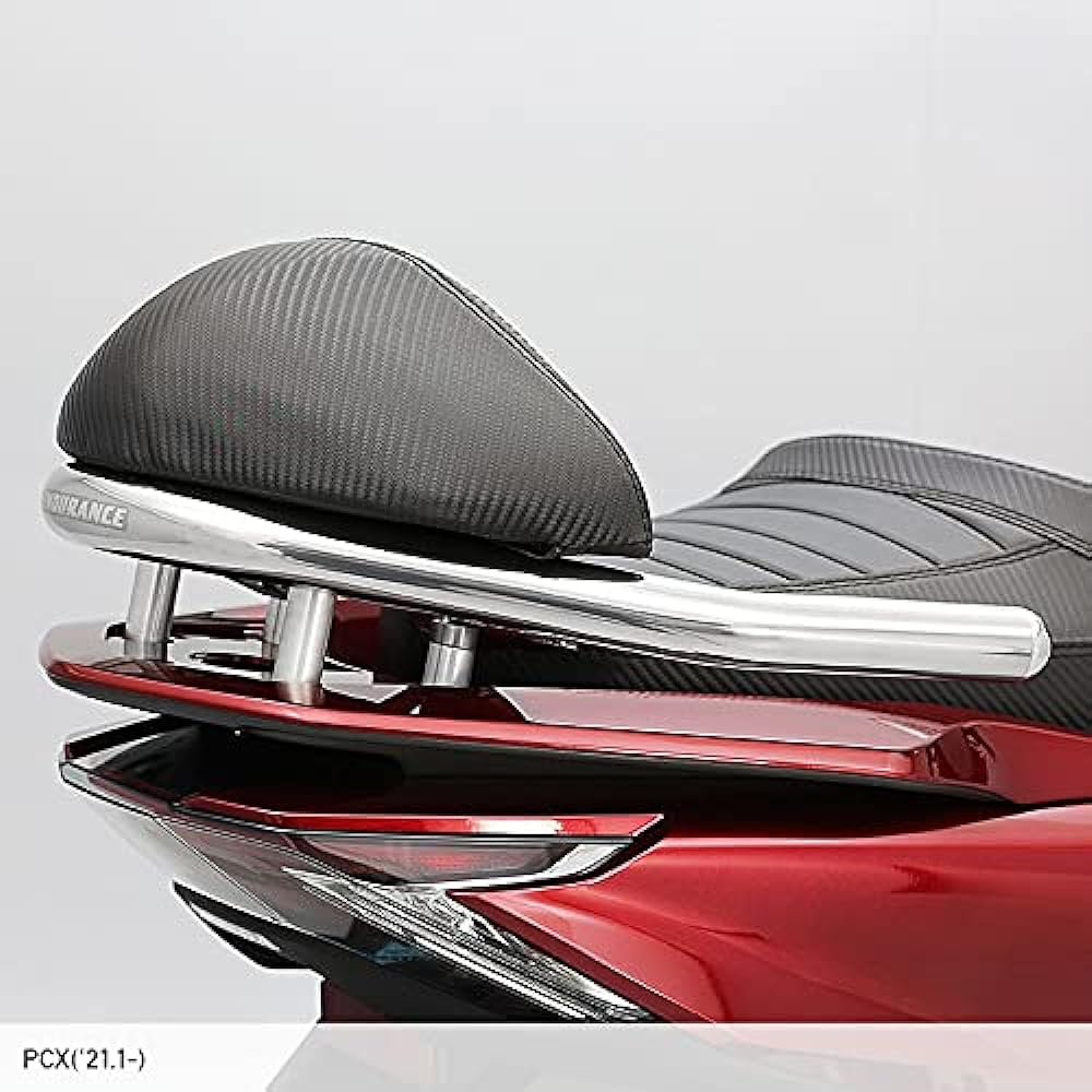 ENDURANCE Bike Backrest (Carbon) Grab Bar Set Stainless Steel PCX PCX150 PCX160 JIK96841A2