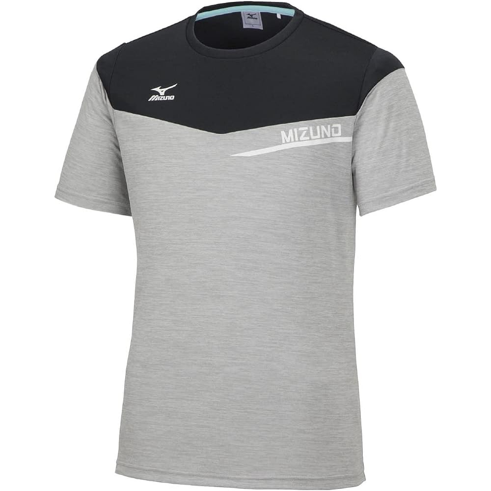 [Mizuno] Training Wear, Short Sleeve T-Shirt, Sweat Absorbent, Quick Drying, Antibacterial, Odor Resistant, Stain Resistant, UPF15 K2JAA114 Men's