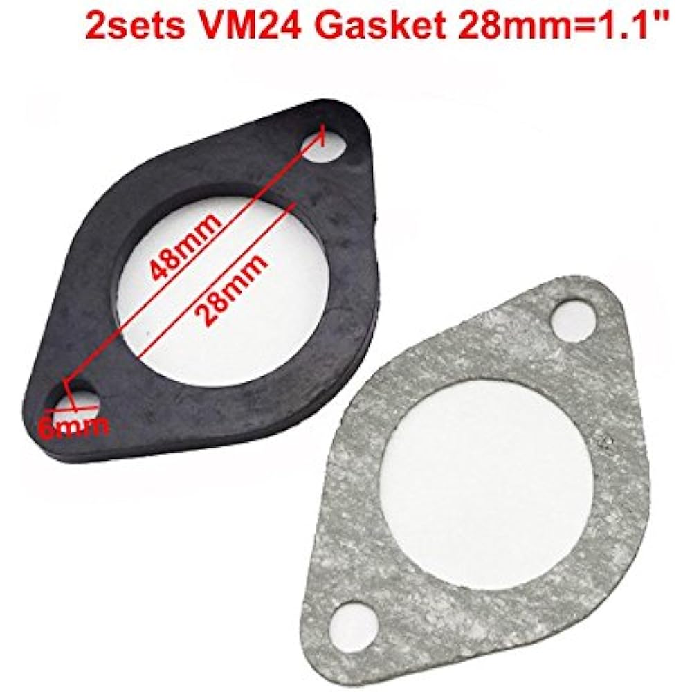 TC-Motor Carburetor Manifold Intake Pipe Gasket 125cc 140cc 150cc 155cc 160cc Engine YX Lifan SSR Thumpstar Pit Dirt Bike Motorcycle