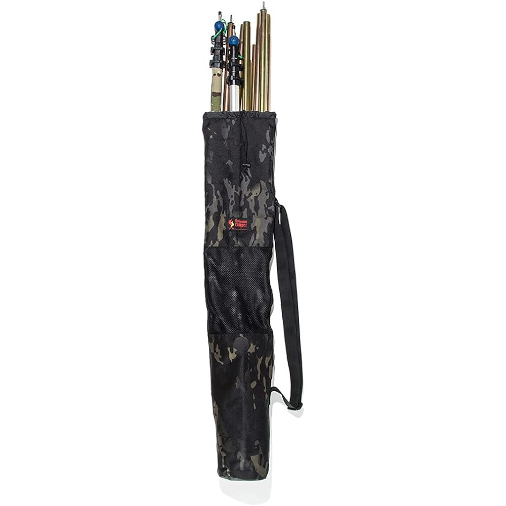 Pole carry case <Wolf Brown/Black Camo> OCB-2062 Φ15×105cm (#928427#928428 Oregonian Camper) (Black Camo)