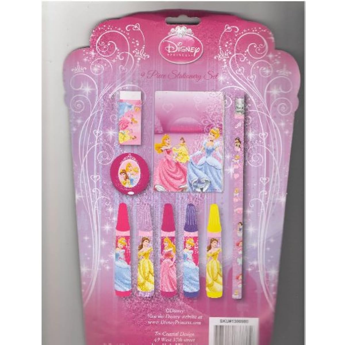 (PRINCESS) - Disney Stationery Set (9 Pieces) (Princess)