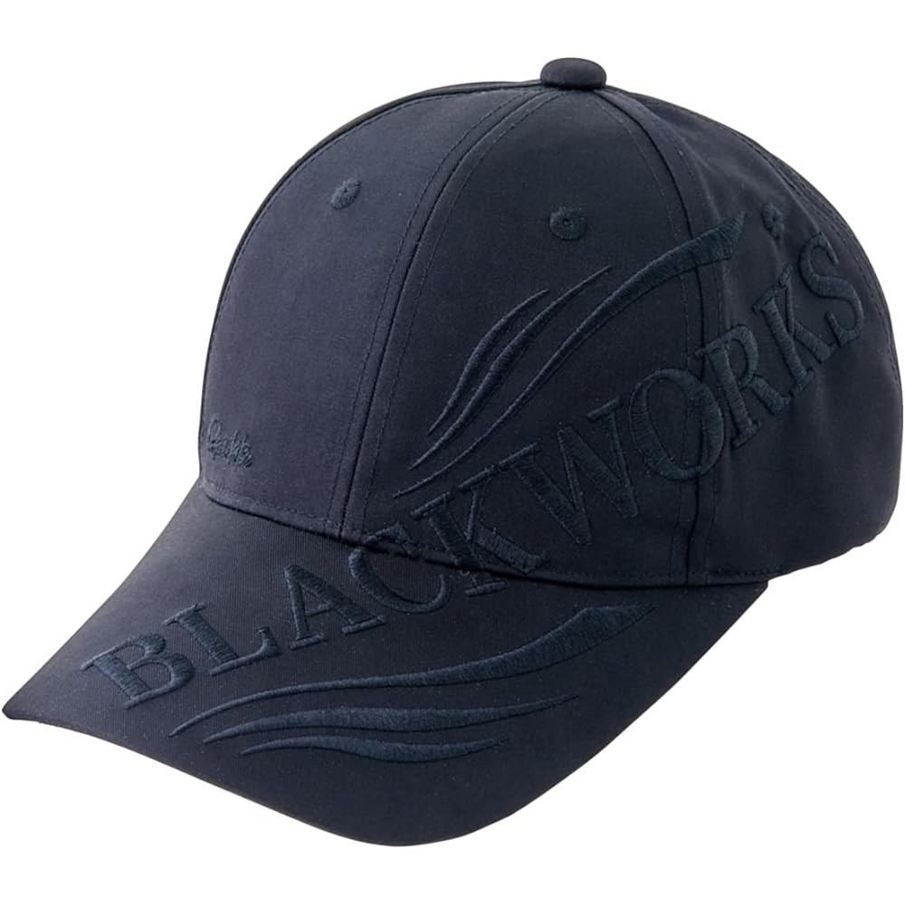 [Gamakatsu] Fishing Cap (Black Works)