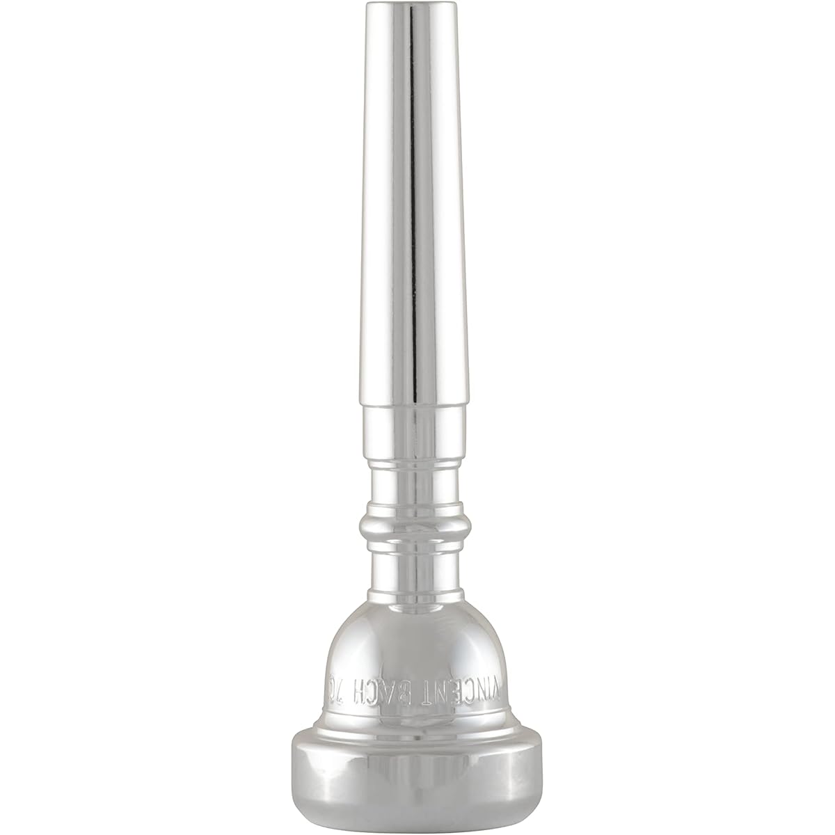 Back trumpet mouthpiece 7BW silver plated finish