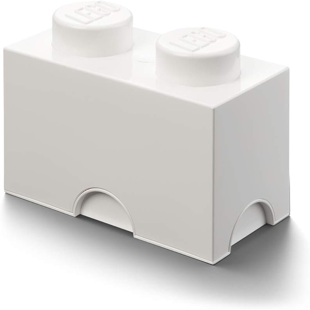 Room Copenhagen LEGO Storage Brick Multipack Four Pieces Mixed Medium Stone Gray/White/Dark Stone Gray/Black 40150003 Stackable