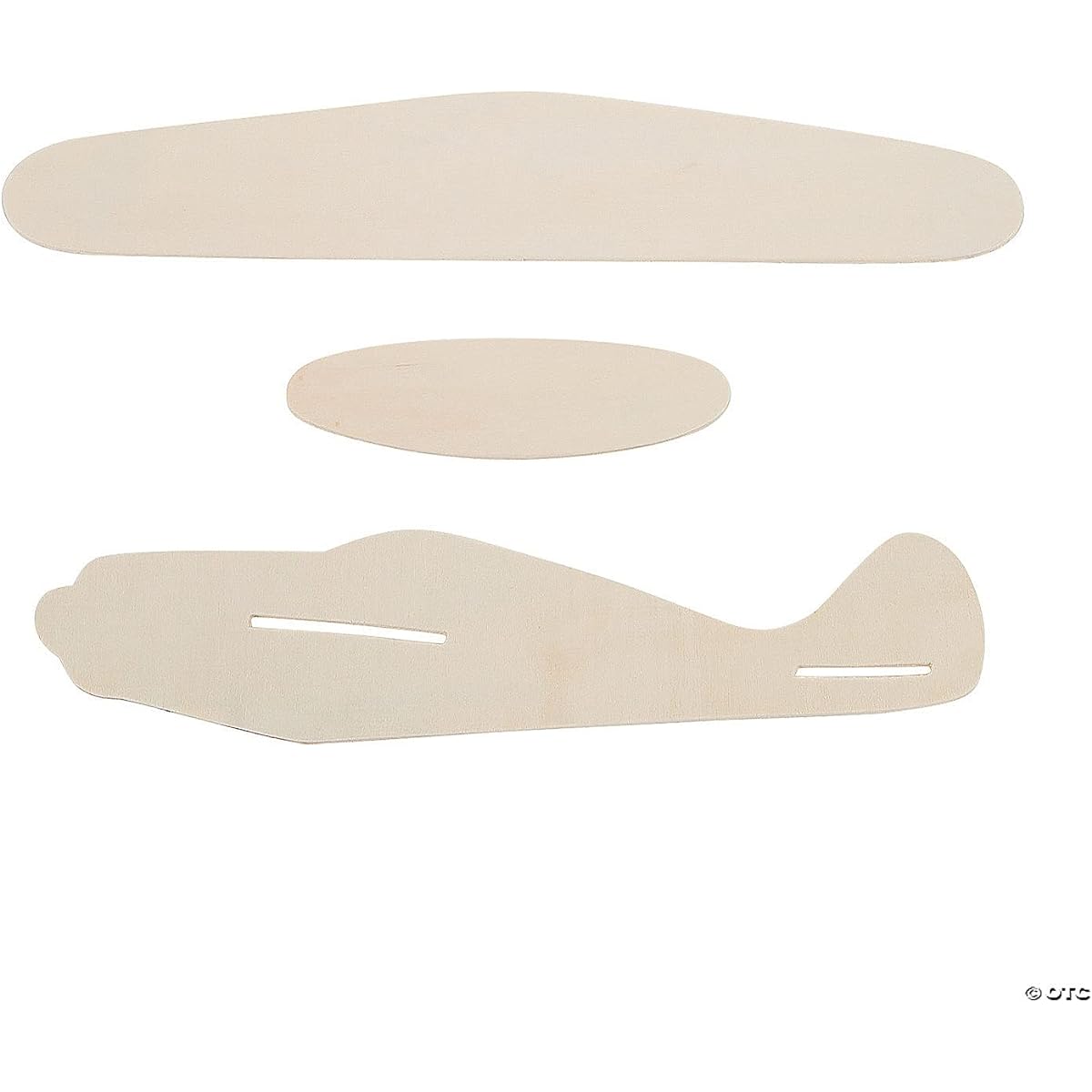 Fun Express DIY Unfinished Wooden Airplane Kits - Set of 12 - Crafts for Kids
