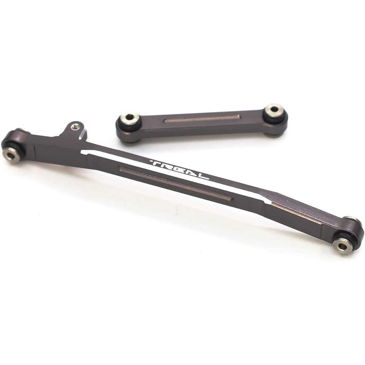 Treal Aluminum 7075 Steering Link Set for Axial SCX24 1/24 Scale V2, Gray