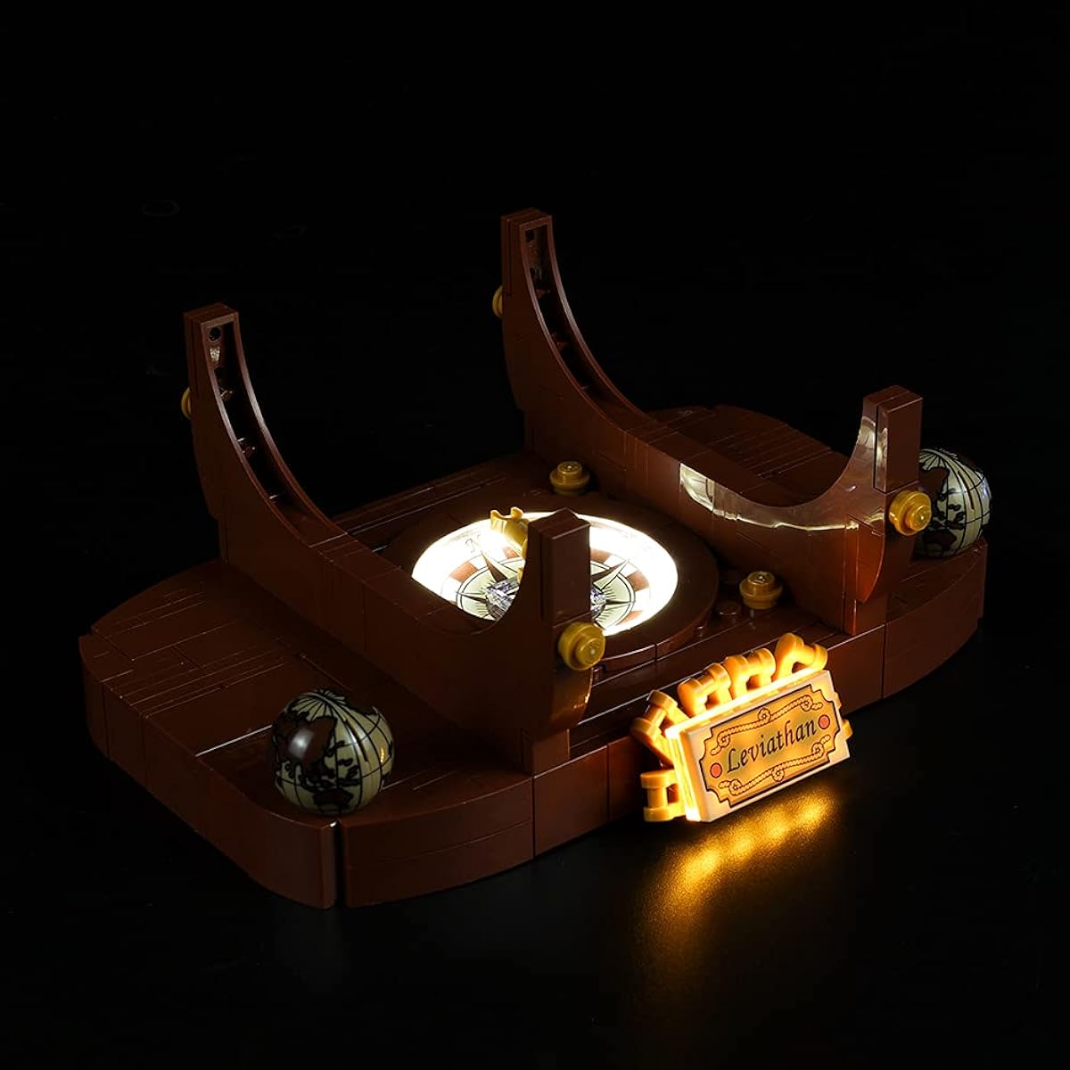 Kyglaring LED Lighting Kit 21313 Ideas Bottled Light Set Compatible with Lego 92177 Building Set, Lego Set Not Included (Classic Version)