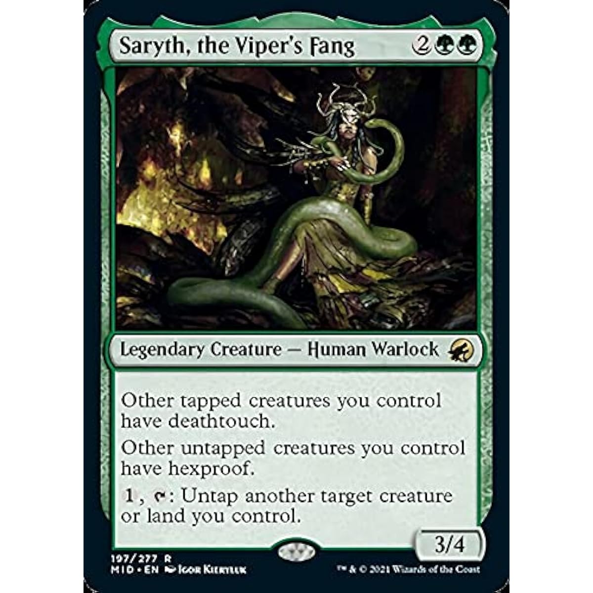 Magic: The Gathering - Sally's Viper's Fang (197) - Innistrad: Midnight Hunt