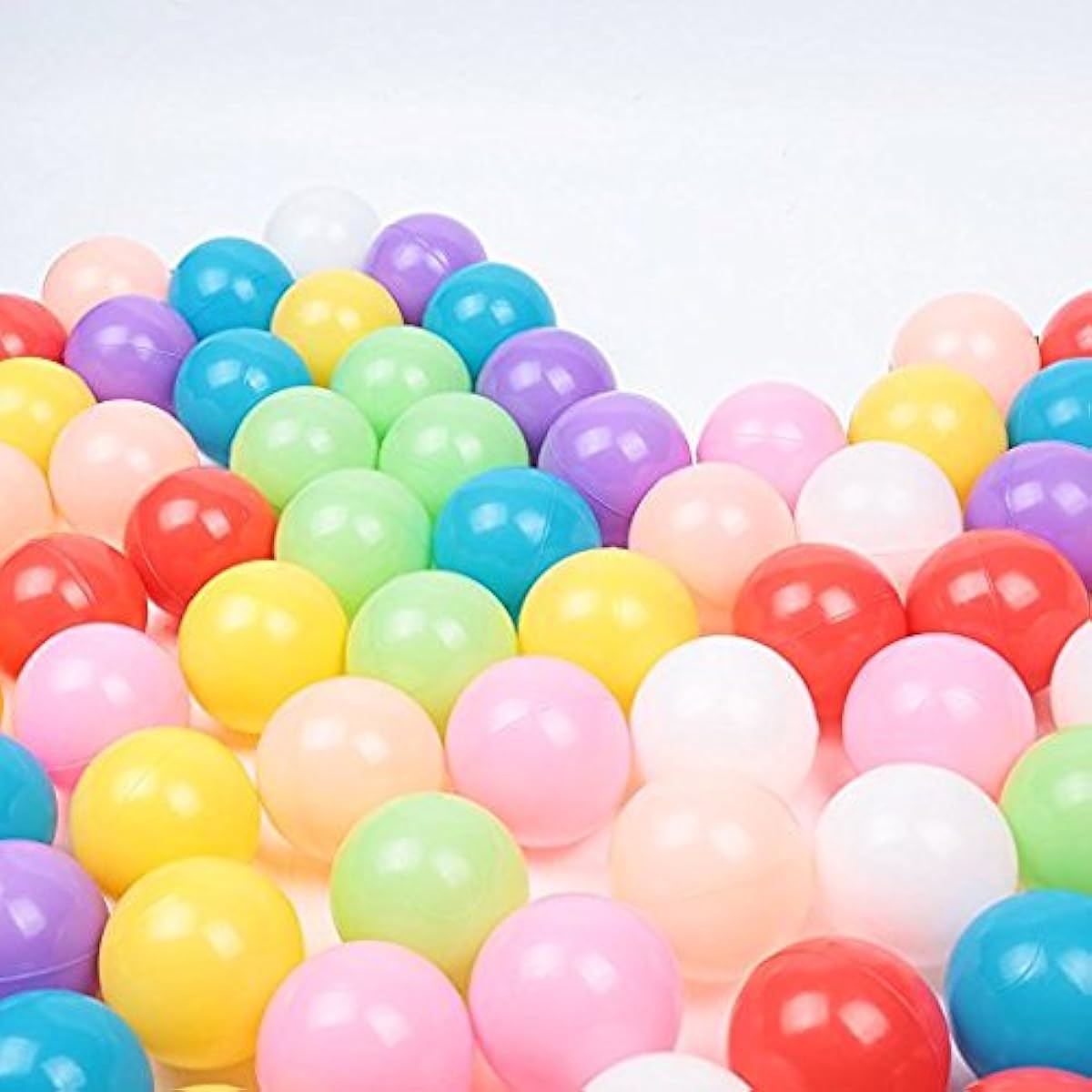 Real Relax 5.5cm Colorful Balls Soft Plastic Ocean Balls for Babies/Kids