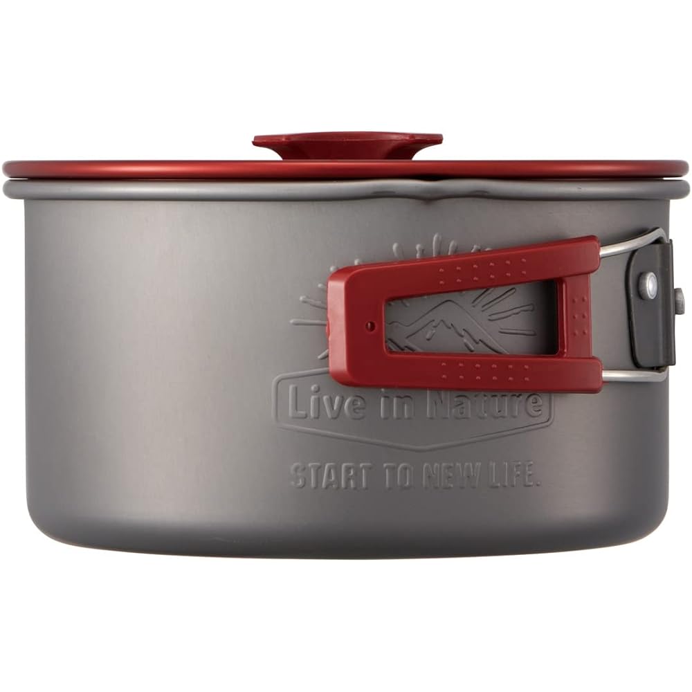 Skater (skater) Skater X Kanochikara Aluminum Pot 16cm with Lid Outdoor Green AN17-A