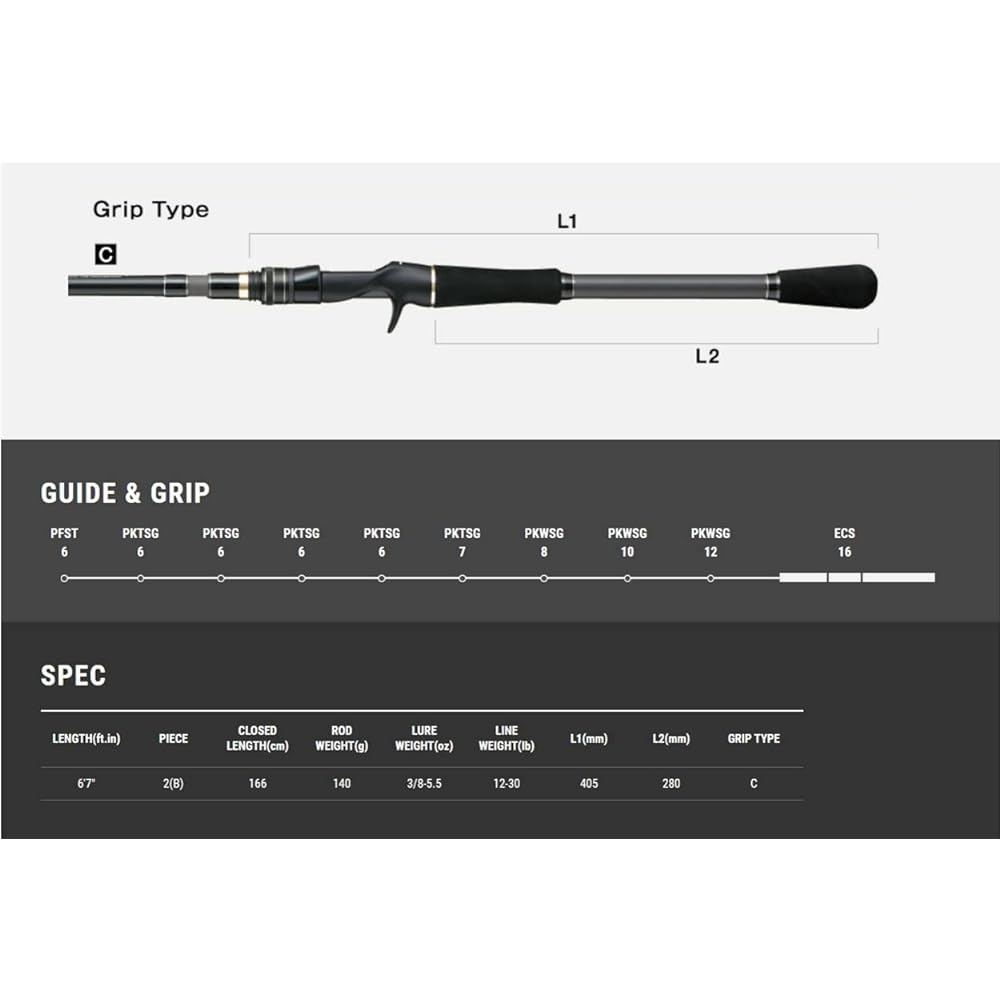 Tailwalk Rod Full Range C67XXH 15766