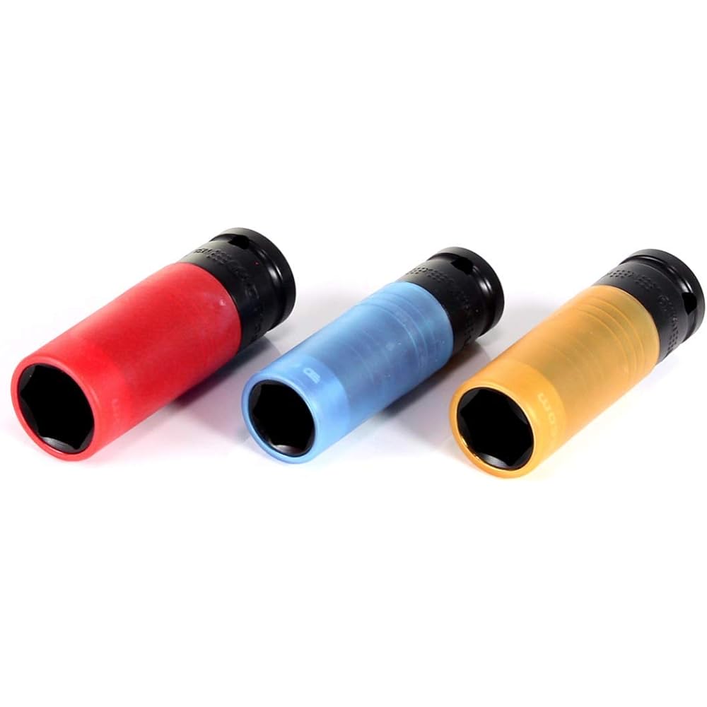 Facom Impact Socket 1/2 Set 3Pc. 1/2" Drive Metric Thin Impact Socket Set NSI3L FACOM