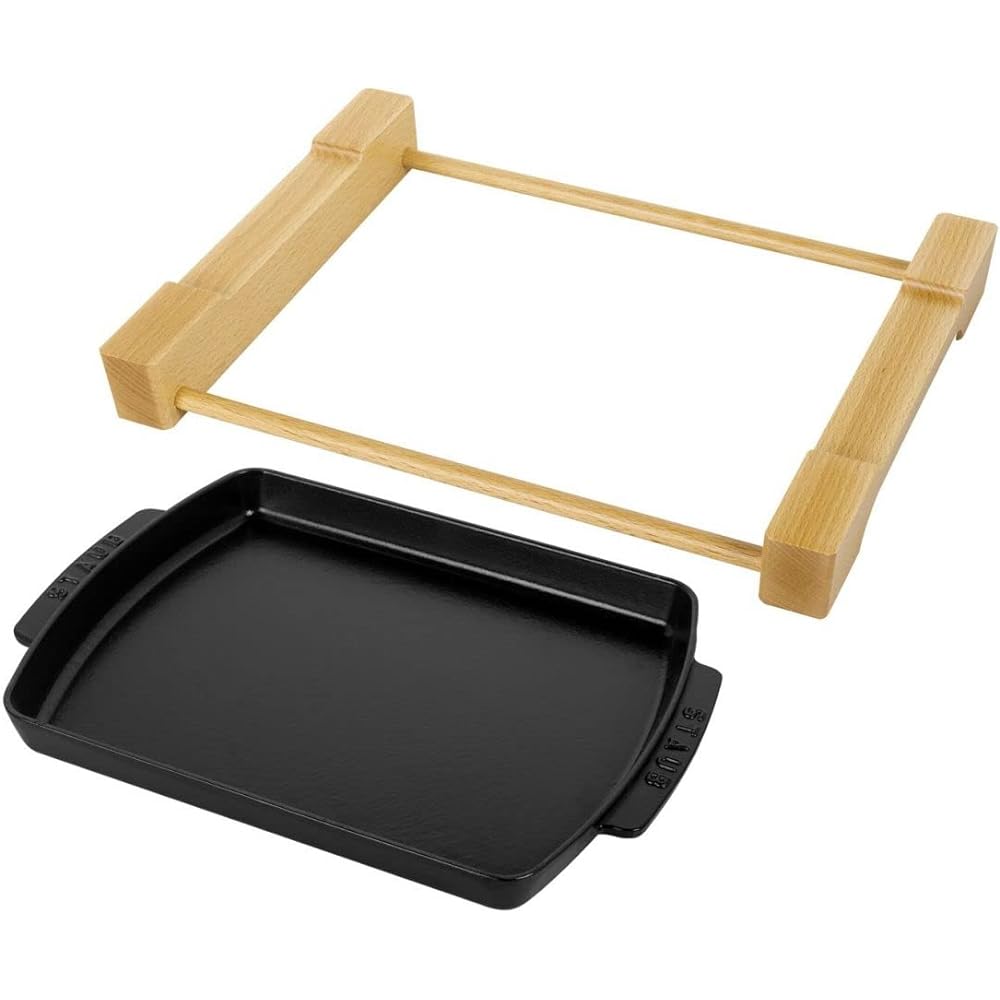staub "Steak Plate" Iron Plate Enamel Oven Compatible [Authorized Japanese Product] 40509-523