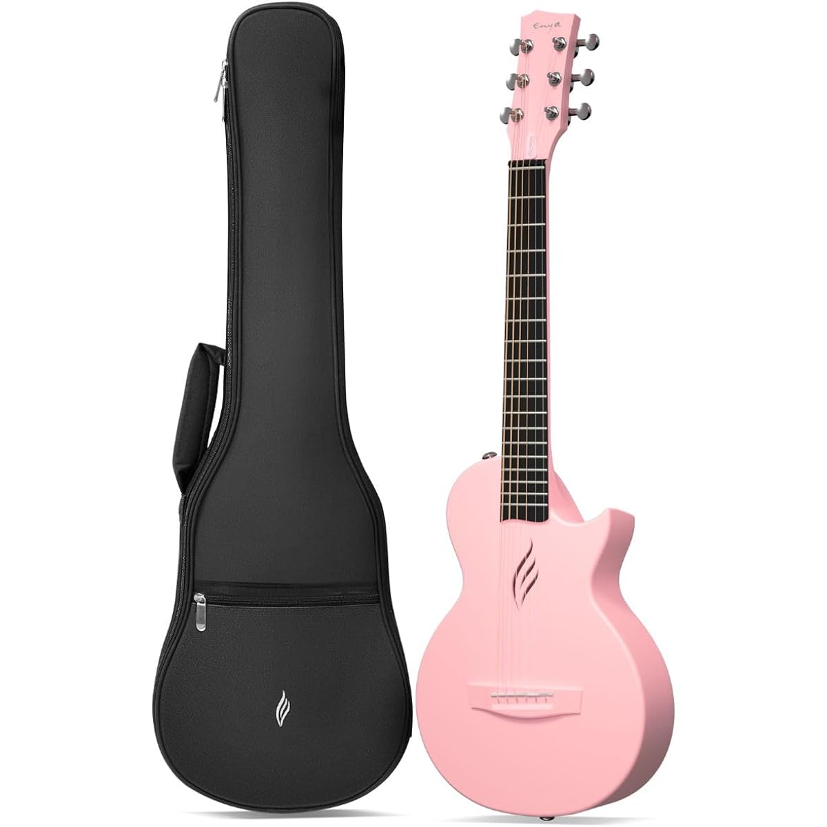 ENYA NOVA GO Mini Pink Mini Guitar Acoustic Guitar Carbon Fiber Lightweight Thin Body Case Included [Official Japanese Product] Enya
