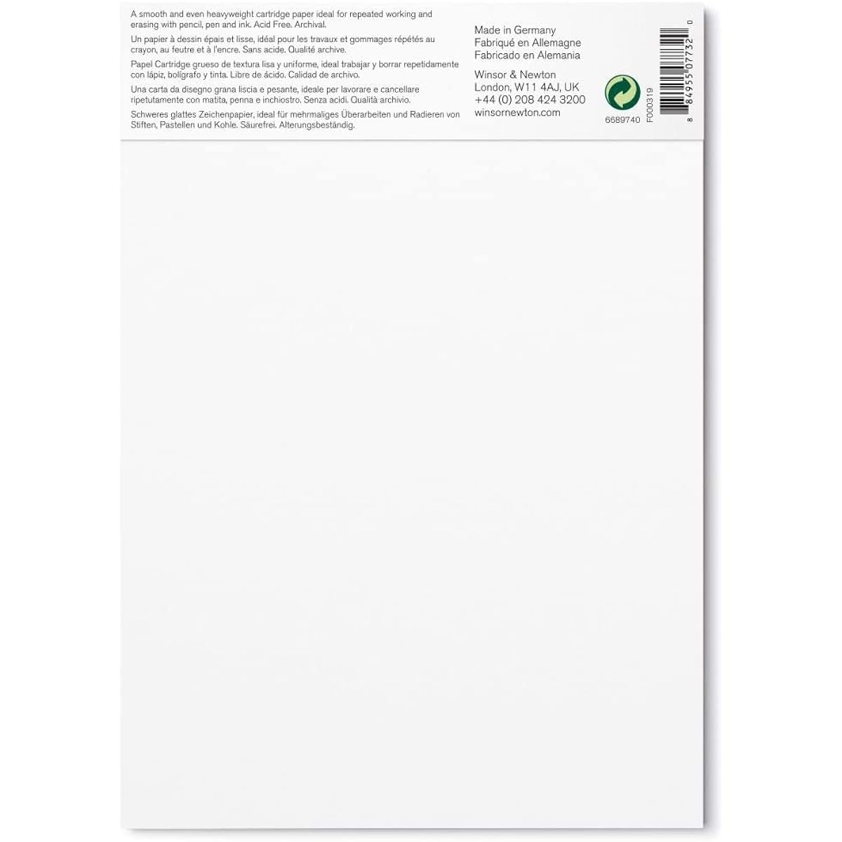 Winsor & Newton Drawing Paper A5 Natural White
